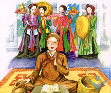 Vì thương đứa bé vô tội mà nàng Thị Kính cam tâm chấp nhận bị người đời khinh miệt, chịu tiếng oan mà không oán hận.